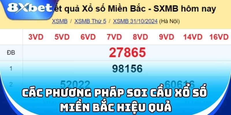 Bí quyết soi cầu xổ số Miền Bắc chính xác